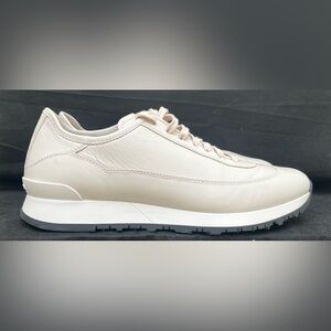 John Lobb Foundry 2 Derby Shoes Sz 10 Beige Smooth  Leather Eu 44 Excellent